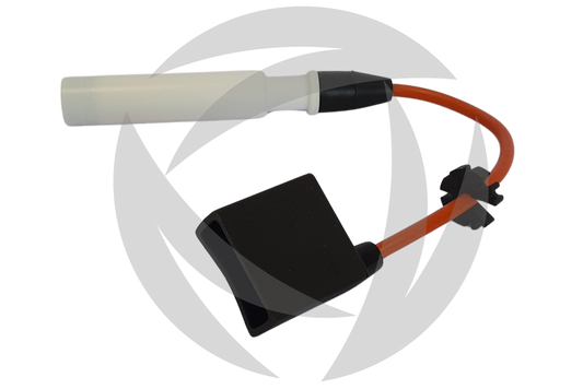 Zündleitung für 14 mm Kerze an Zündspule geschraubt Stecker 90° E 28