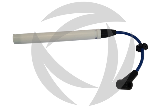 Zündleitung für 18 mm Kerze an Zündspule geschraubt, Stecker 90°, E3268/E3262